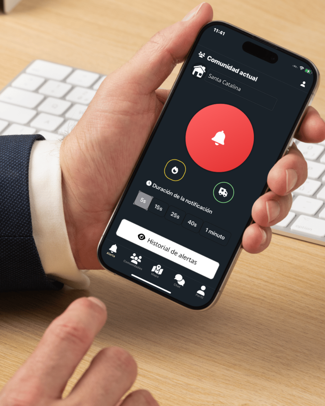 Botón de pánico Mi Alerta